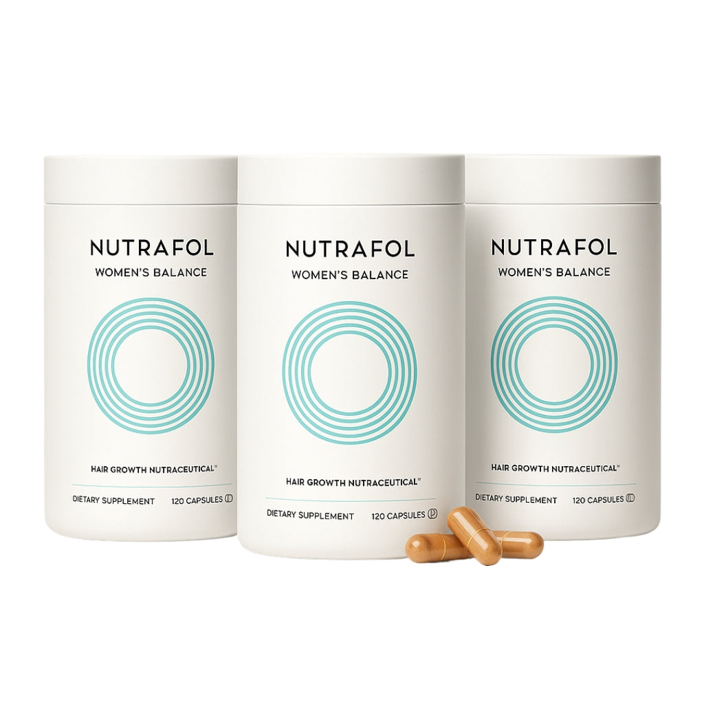 Nutrafol Women’s Balance Hair Growth Gift Pack 3-Pack – Advanced Hair Wellness for Women 45+