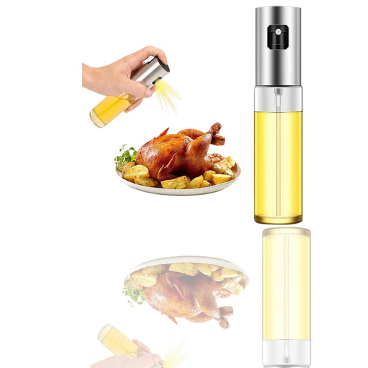 PUZMUG Olive Oil Sprayer for Cooking - 100ml Oil Mister Bottle for Air Fryer, BBQ, Baking, and Roasting | Oil Control for Healthy Cooking - Ballimart