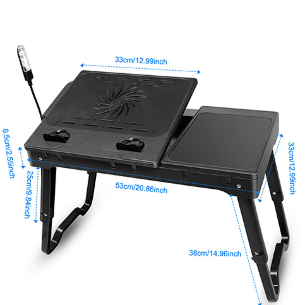 Foldable Laptop Table Bed Notebook Desk - Ballimart