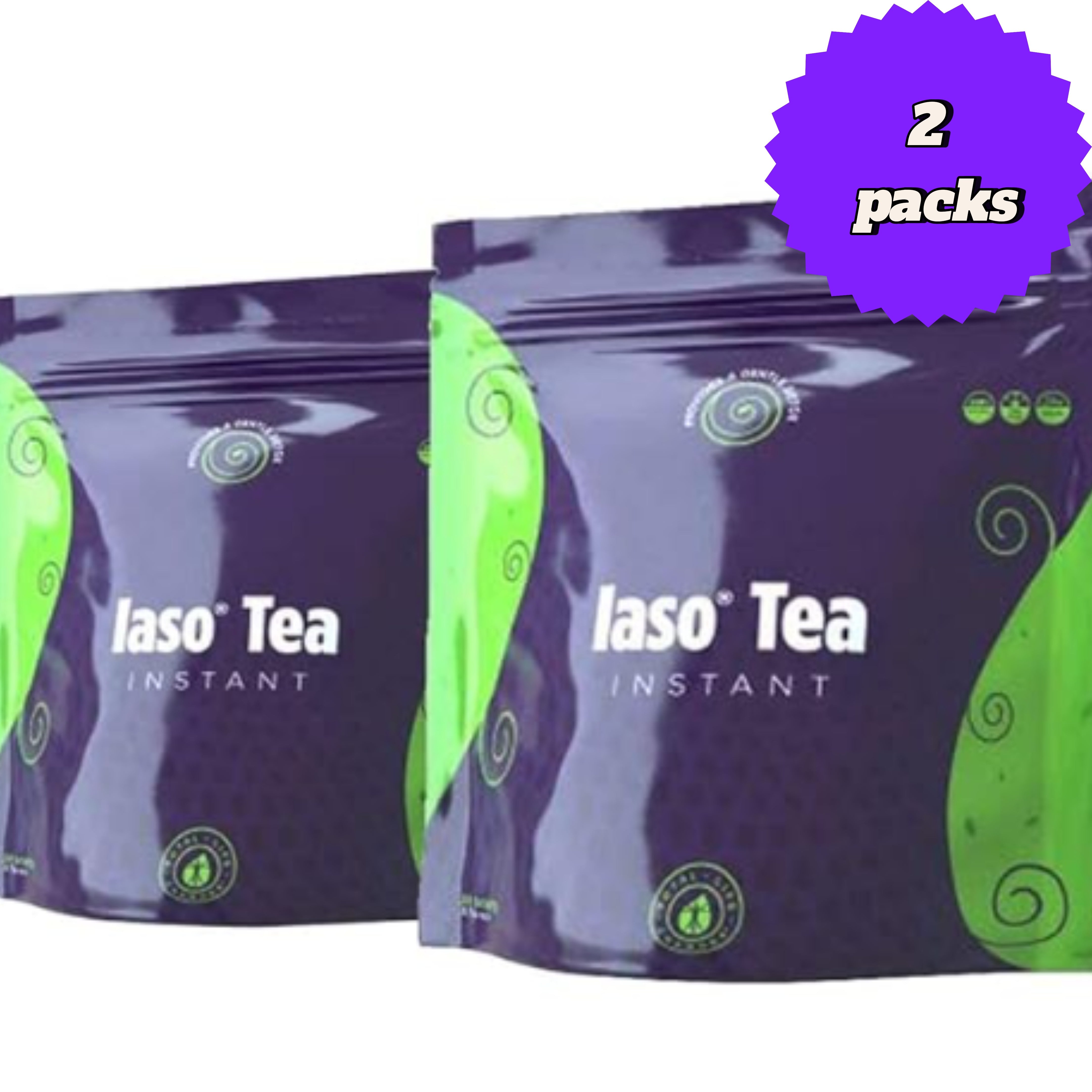 TLC Total Life Changes IASO Herbal Tea - 25 Count (Pack of 2) | Detoxifying Herbal Tea with Manufacturing Date on Top