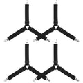 4Pcs Bed Sheet Fastener Holder - Triangle Mattress Suspender Straps - Ballimart