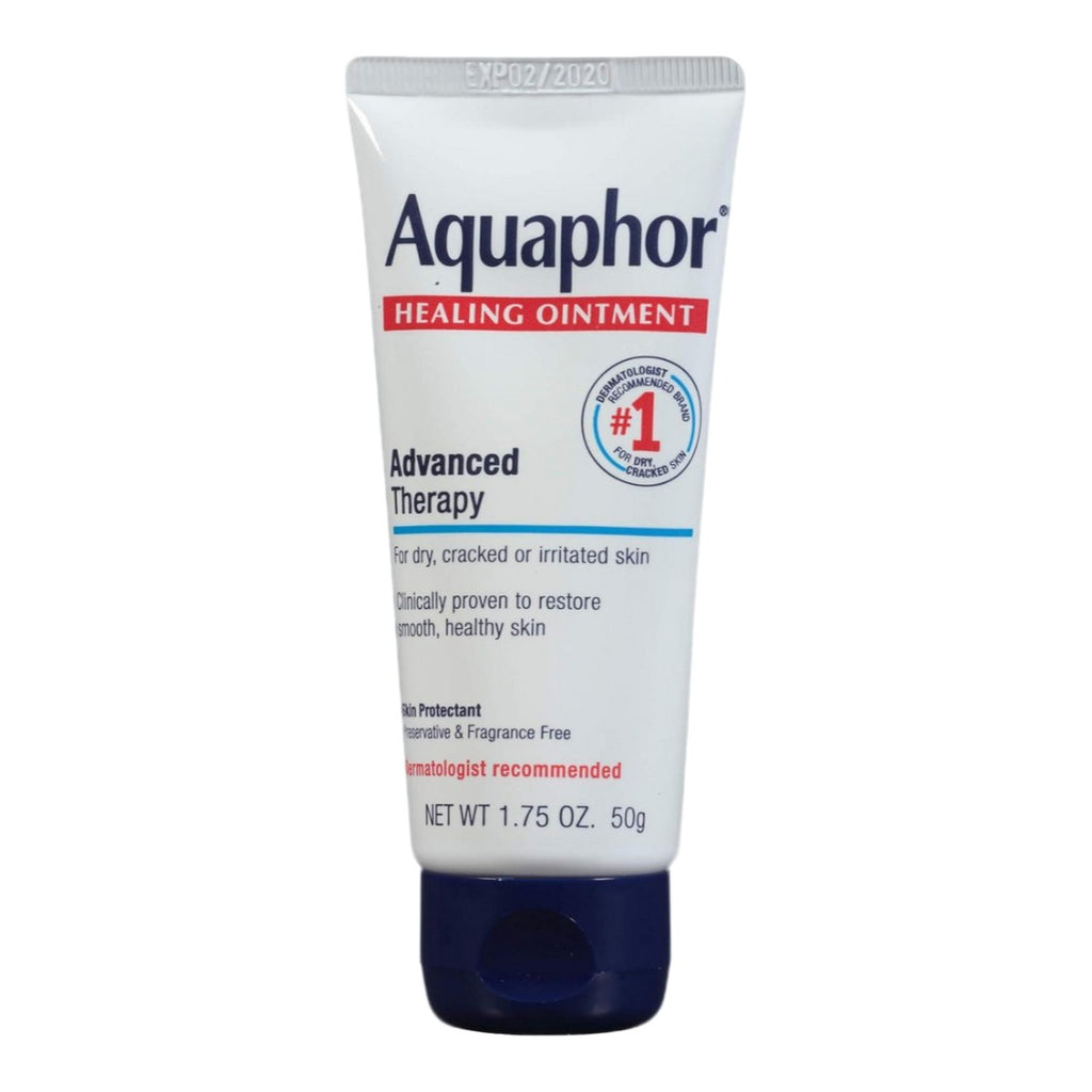 Aquaphor Healing Ointment Advanced Therapy 7 oz Tube | #1 Dermatologist‑Recommended Skin Protectant