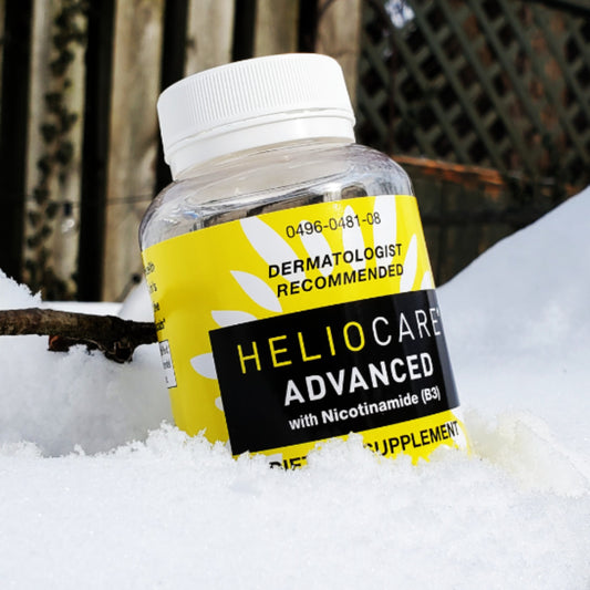 Heliocare Advanced Nicotinamide B3 Supplement: Niacinamide 500mg and Fernblock PLE Extract 240mg Per Serving - Supports Skin Cell Health with Antioxidant-Rich Vitamin B3 Niacin - 120 Vegan Capsules - Ballimart