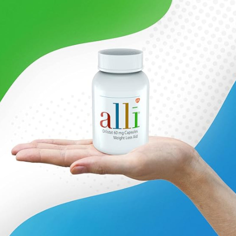 alli Diet Weight Loss Supplement Pills – Orlistat 60mg Capsules, FDA-Approved Fat Blocker, 170 Count