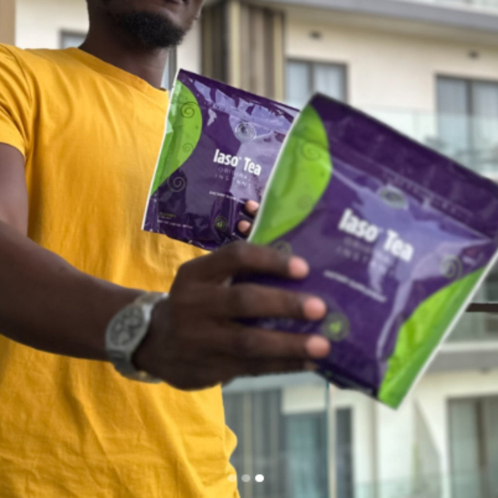 TLC Total Life Changes IASO Herbal Tea - 25 Count (Pack of 2) | Detoxifying Herbal Tea with Manufacturing Date on Top - Ballimart