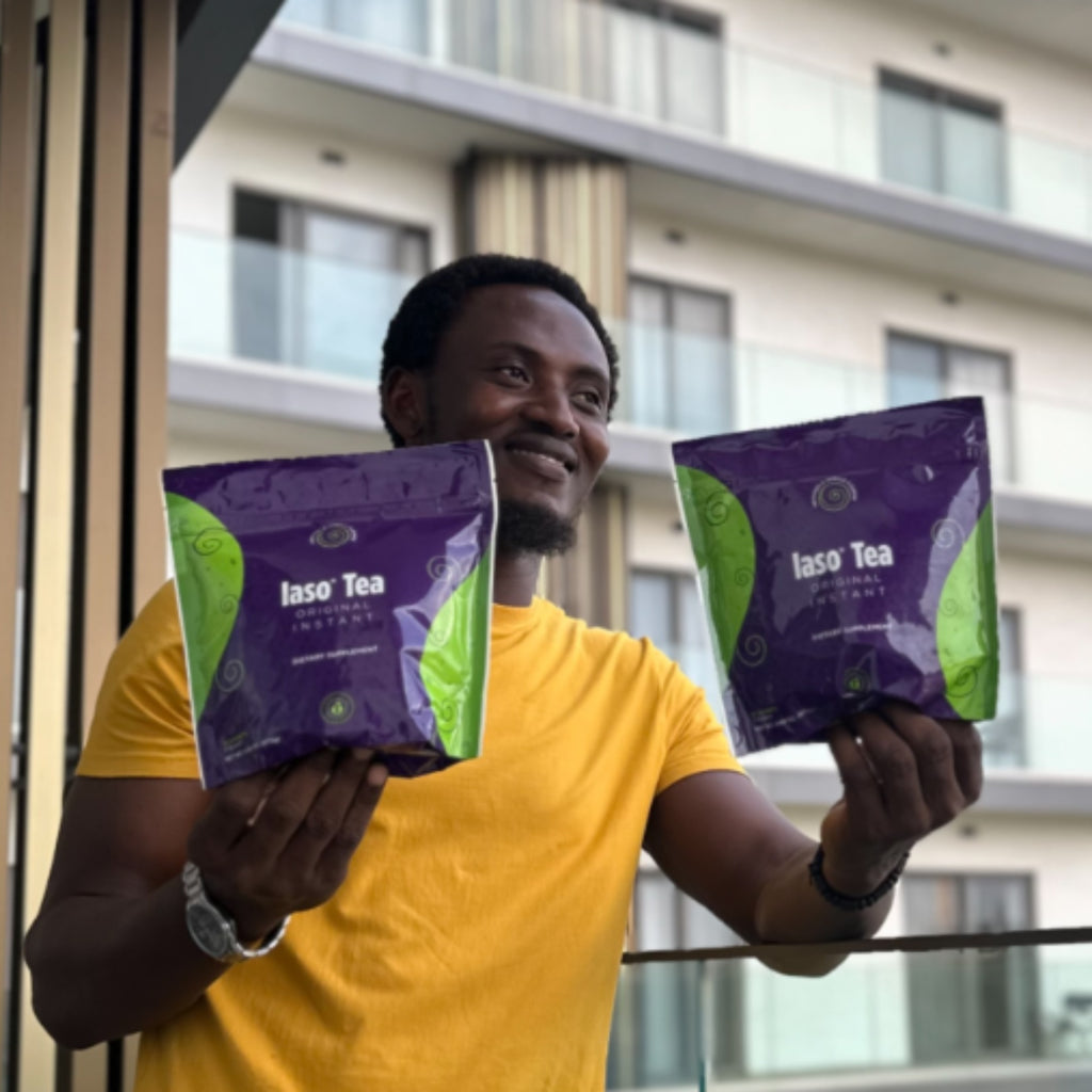 TLC Total Life Changes IASO Herbal Tea - 25 Count (Pack of 2) | Detoxifying Herbal Tea with Manufacturing Date on Top - Ballimart