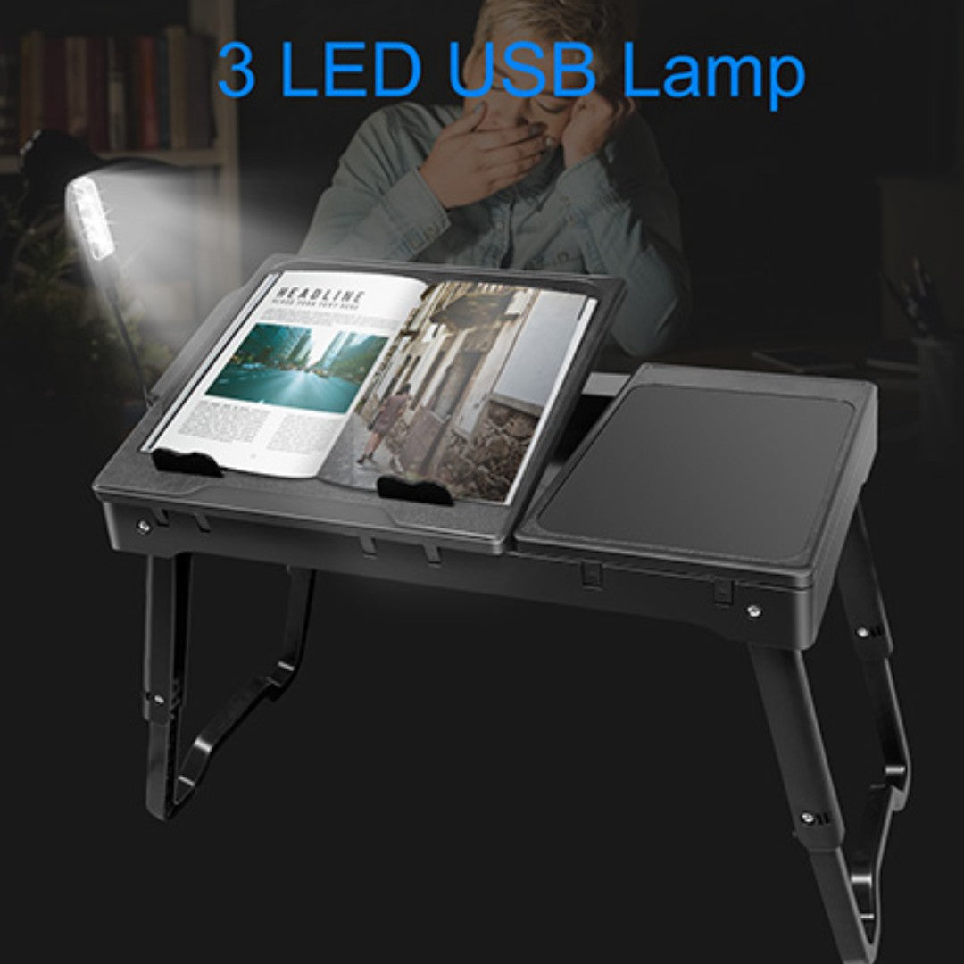 Foldable Laptop Table Bed Notebook Desk - Ballimart