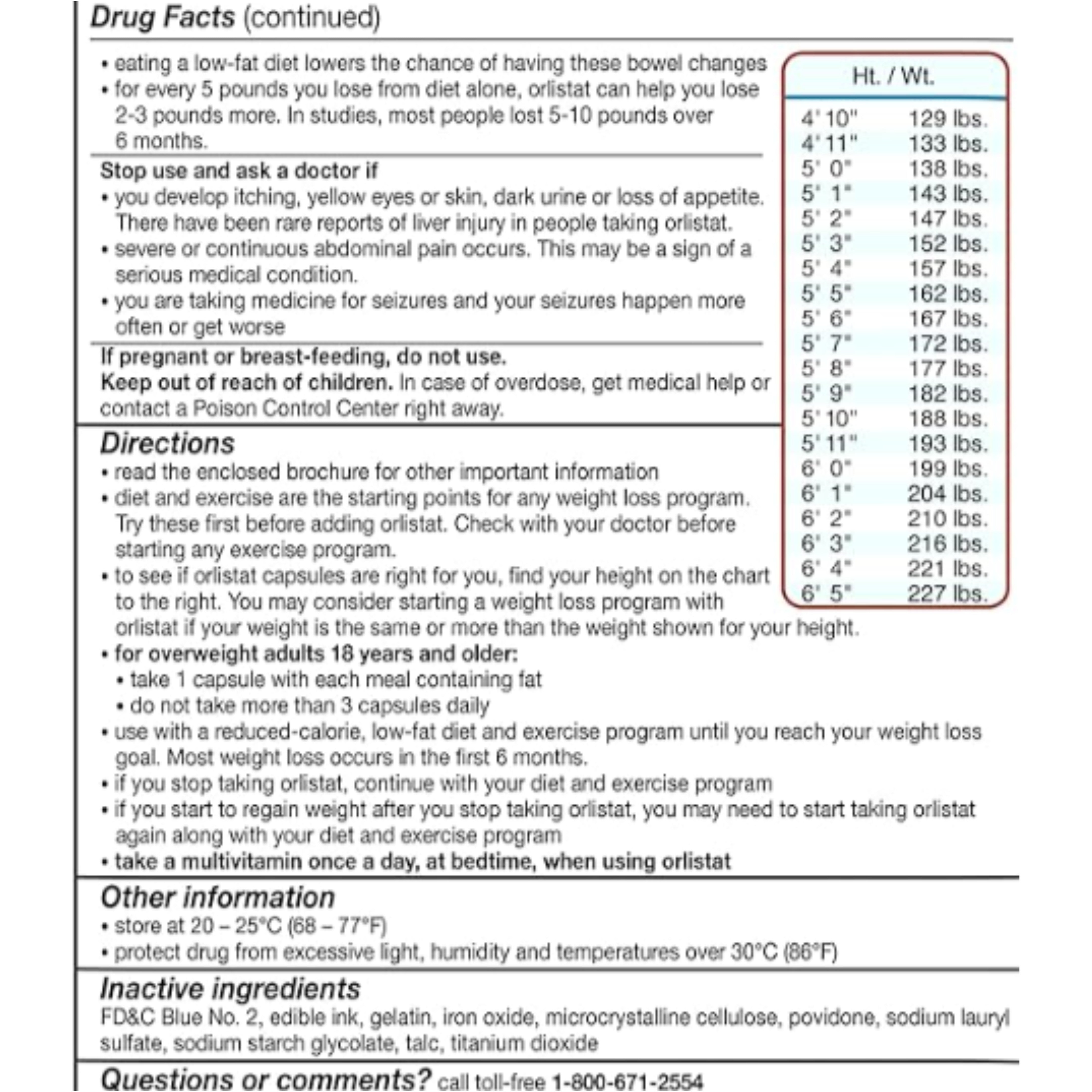 alli Diet Weight Loss Supplement Pills - Orlistat 60 Mg Capsules, 170 Count