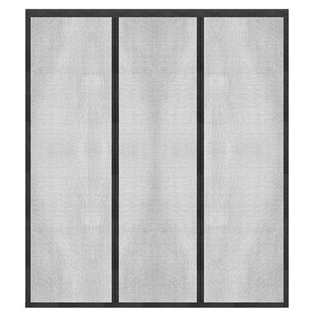 NewHome 2Pcs 72 x 80in Magnetic Screen Door - Double Door Screen Curtain Self Sealing Mesh for Sliding Door, Patio Door, French Door - Ballimart