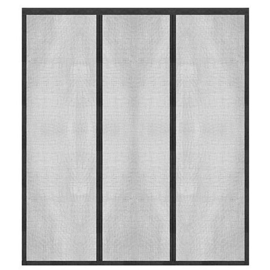 NewHome 2Pcs 72 x 80in Magnetic Screen Door - Double Door Screen Curtain Self Sealing Mesh for Sliding Door, Patio Door, French Door - Ballimart