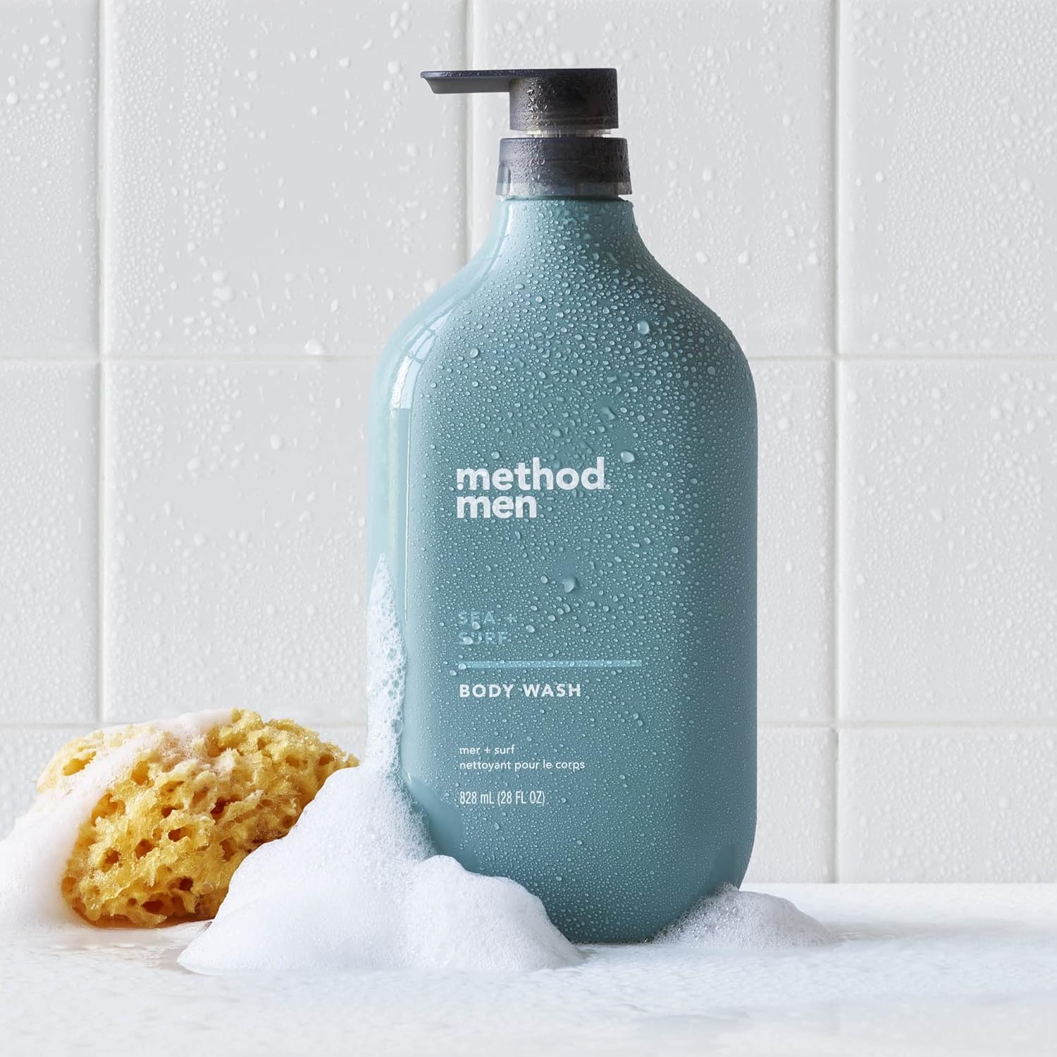 Method Body Wash - Sea + Surf, Paraben & Phthalate Free, Plant-Based Cleanser, 28 oz