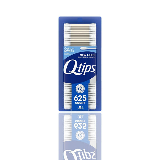 Q-tips Cotton Swabs - Original 100% Cotton Swabs for Hygiene, Beauty & Baby Care | 625 Count, Sustainable Paper Sticks - Ballimart