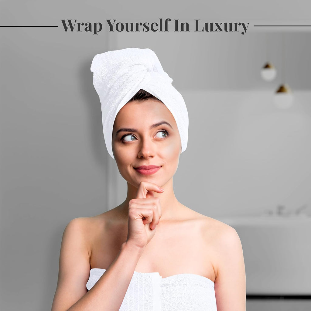 Tens Towels Pack of 4 Extra Large Bath Towels, 100% Cotton – 30 x 60 Inches, Quick-Drying, Lightweight & Super Soft - Ballimart