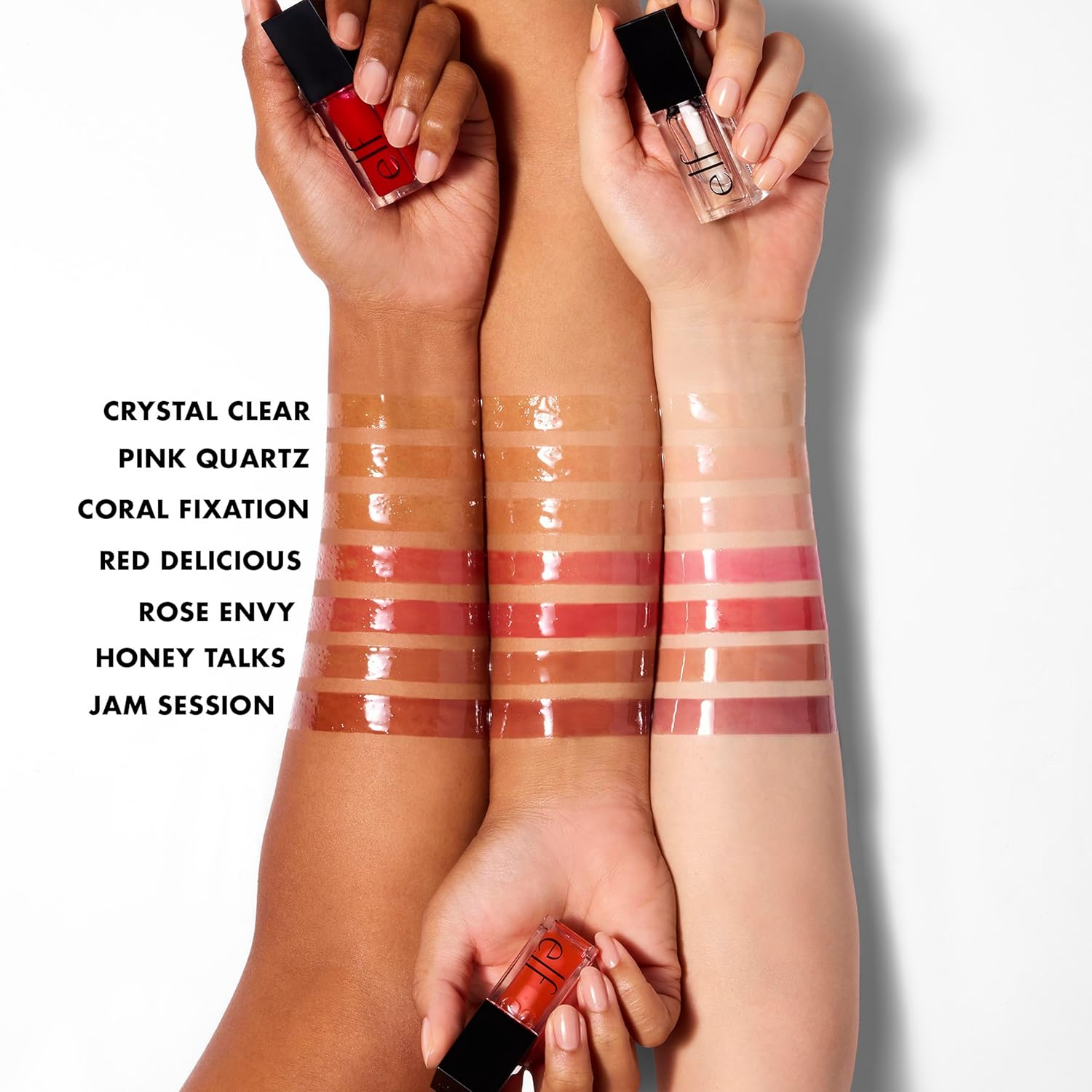 e.l.f. Glow Reviver Lip Oil in Rose Envy | Nourishing, High-Shine Tinted Lip Oil with Jojoba Oil, Vegan & Cruelty-Free - Ballimart