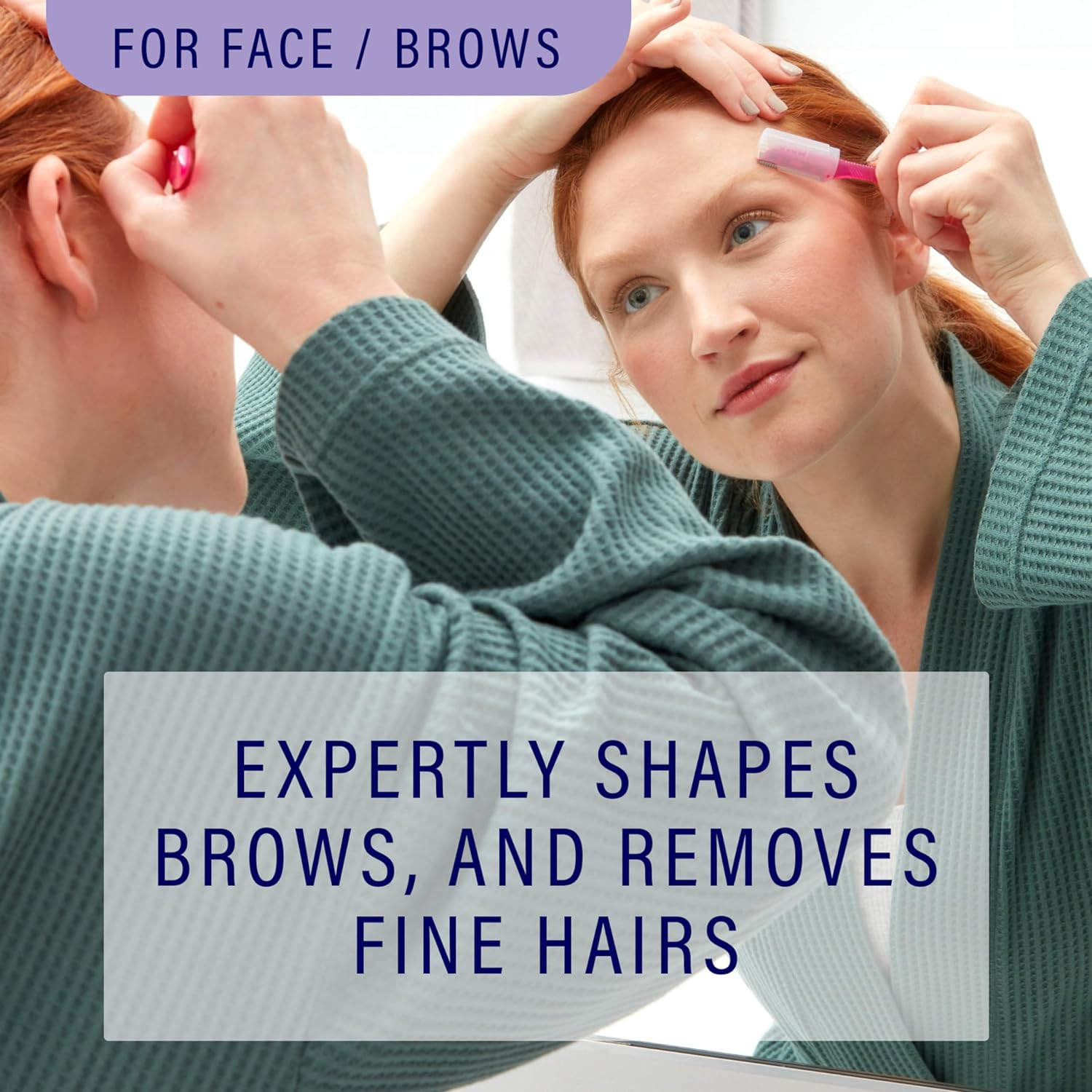 Schick Hydro Silk Touch-Up Dermaplaning Tool, 3-Count – Precision Face Razor for Smooth, Peach Fuzz-Free Skin - Ballimart