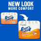 Scott Comfort Plus Toilet Paper - 12 Double Rolls | Septic-Safe & 1-Ply Softness - Ballimart