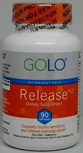90 CAPSULES GOLO RELEASE SUPPLEMENT NEW FACTORY SEALED