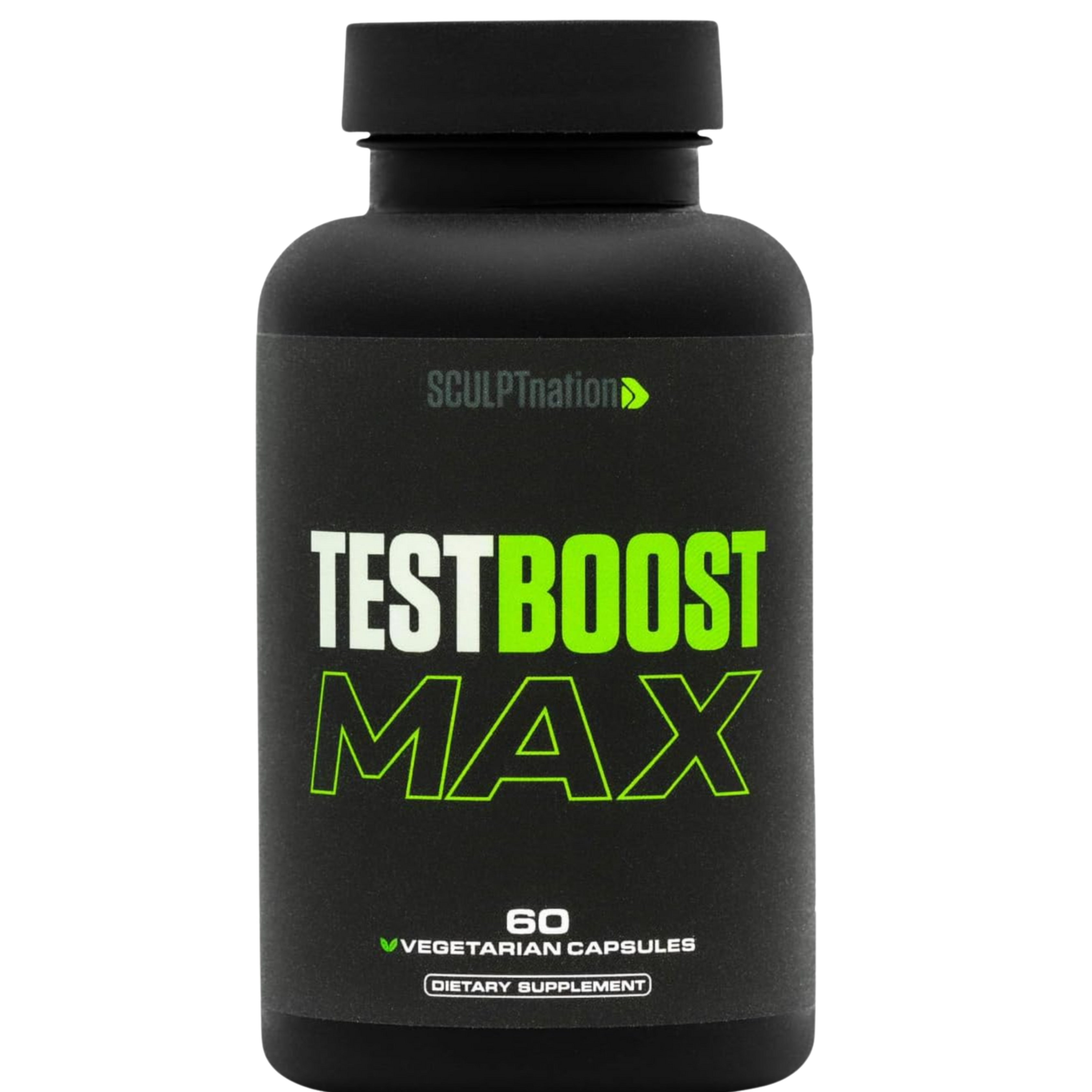 Sculpt Nation Test Boost Max | Natural Testosterone Booster for Men | Energy, Strength & Stamina Support | 60 Gluten-Free Capsules
