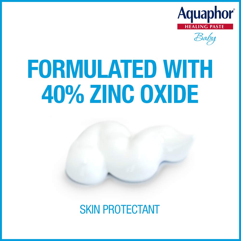 Aquaphor Baby Diaper Rash Paste – Maximum Strength Relief &amp; Protection (3.5 Oz Tube)