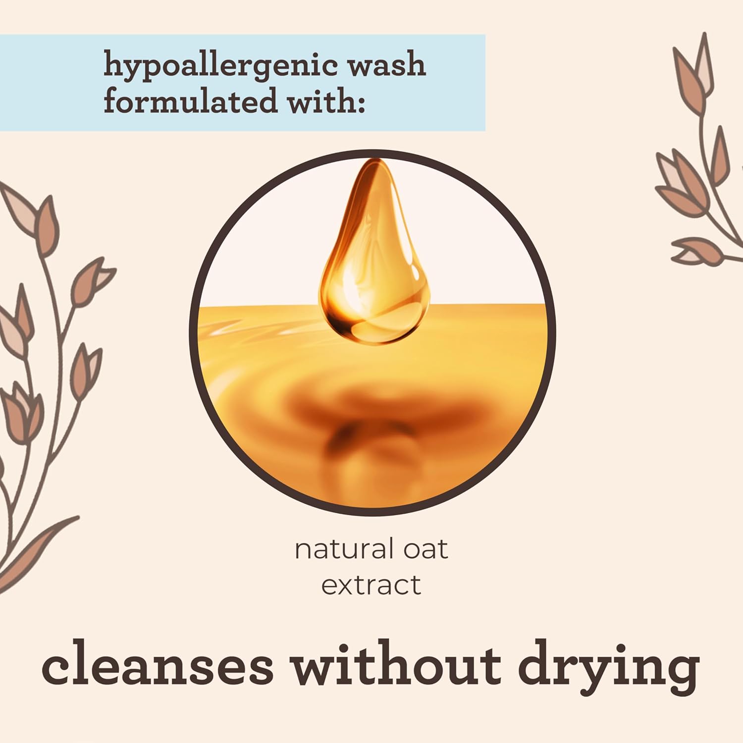 Aveeno Baby Daily Moisture Bath Wash & Shampoo – Natural Oat Extract, Tear-Free & Paraben-Free Formula for Sensitive Skin, 33 fl. oz