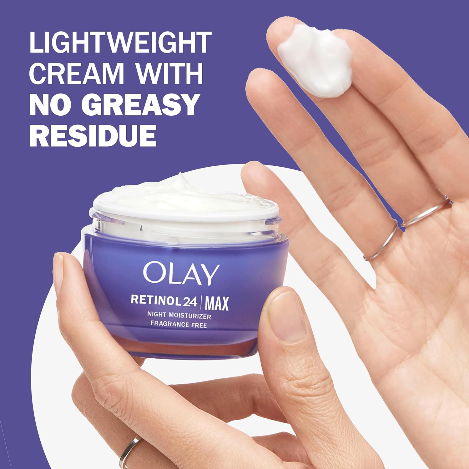 Title Olay Retinol 24 Max Night Moisturizer | Hydrating, Fragrance-Free Retinol Face Cream for Wrinkle Smoothing & Skin Brightening – 1.7 oz