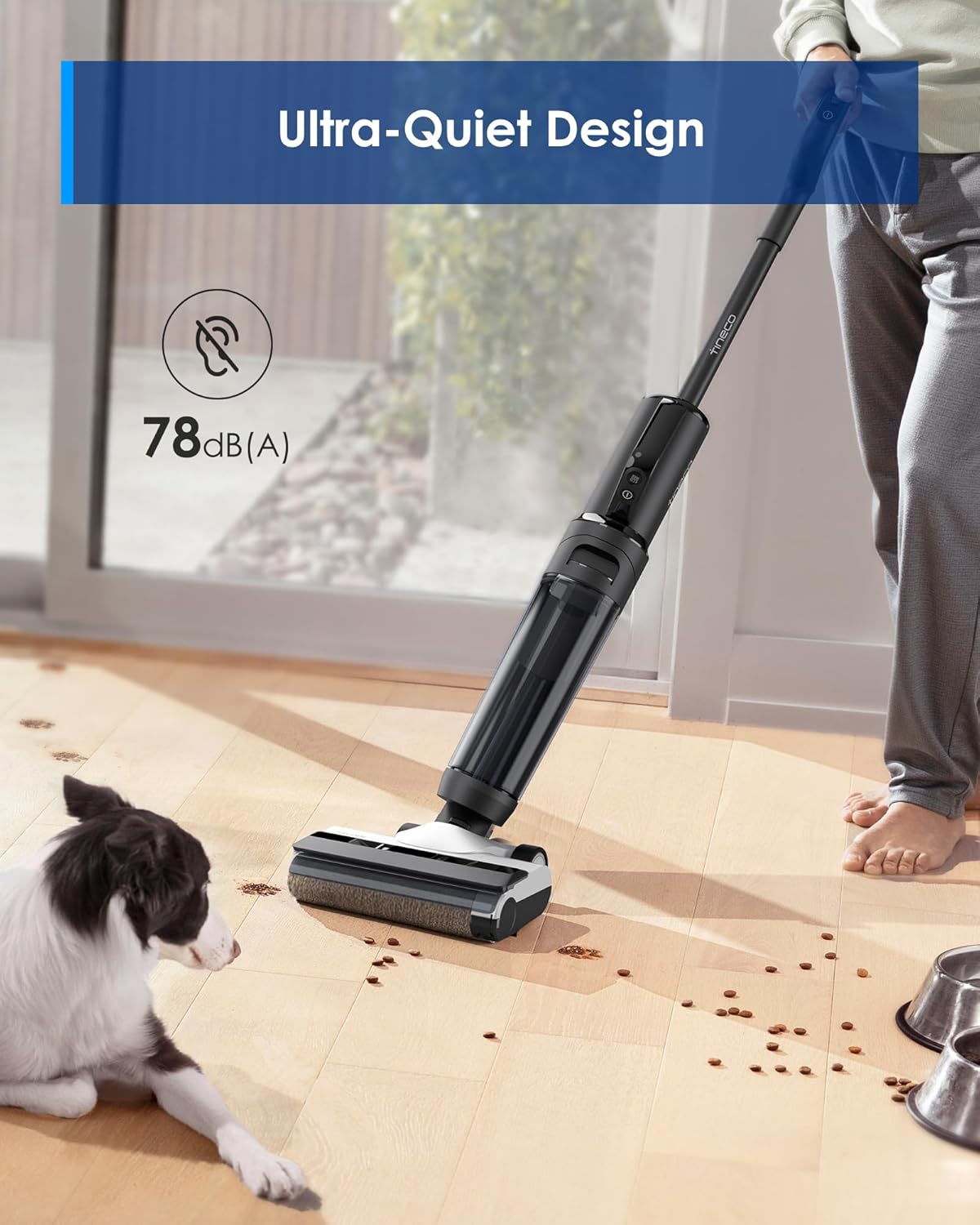 Tineco Smart Wet Dry Vacuum Cleaner | 2-in-1 Cordless Floor Cleaner & Mop | Lightweight Handheld Vacuum for Multi-Surface Cleaning – FLOOR ONE S5 Combo