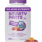 SmartyPants Toddler Multivitamin Gummies | Omega-3 Fish Oil (EPA/DHA), Vitamin D3, B12, B6, Zinc & More | Gluten-Free, 3 Fruit Flavors (180 Count, 60-Day Supply)