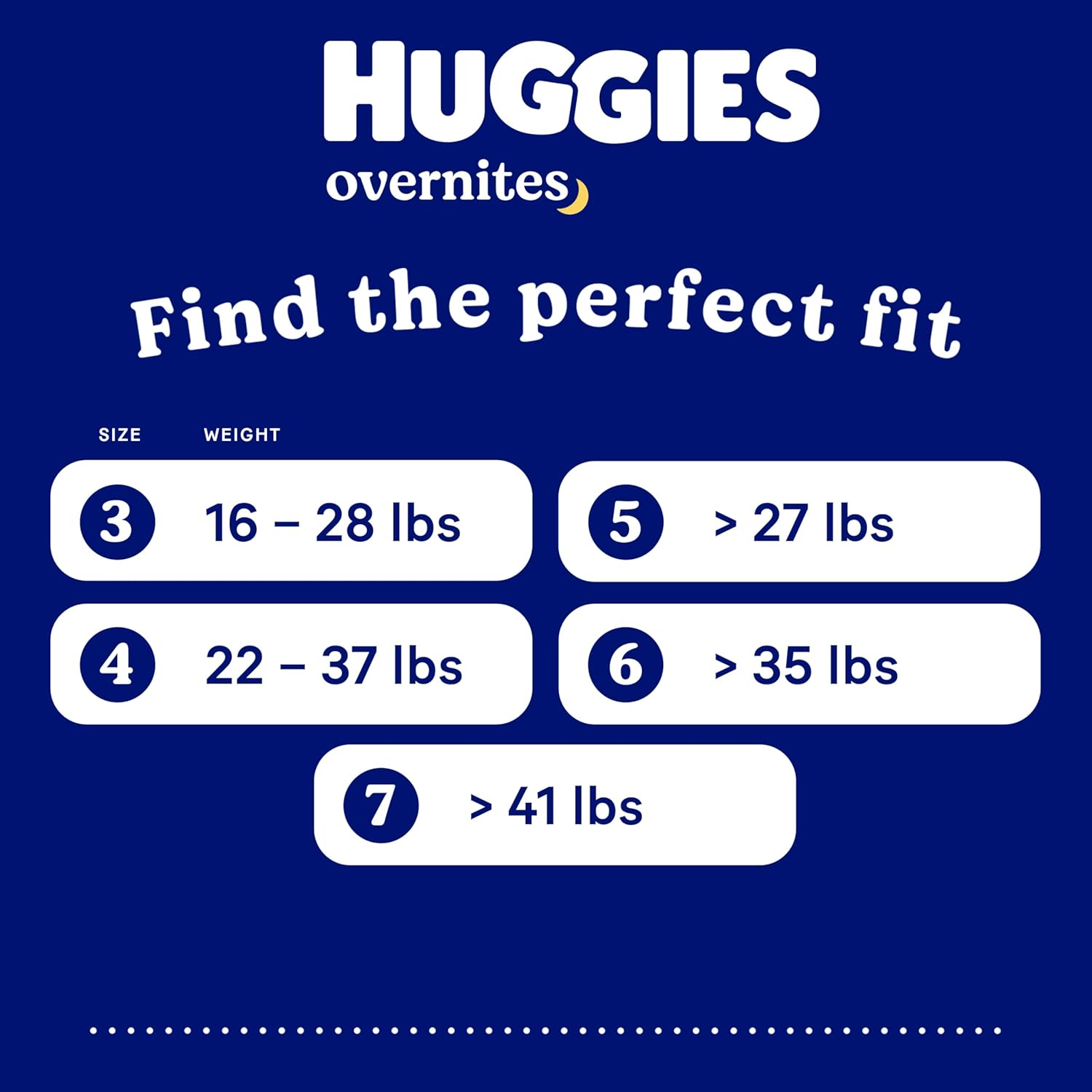 Huggies Overnites Baby Diapers, Size 3 (16-28 lbs), 132 Count | Best-Selling Overnight Diapers with 12-Hour Leak Protection, Soft Comfort Fit & Wetness Indicator - Ballimart