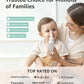 GROWNSY Nasal Aspirator for Baby – Pro Baby Nose Sucker with 3 Soft Silicone Tips, Adjustable Suction, Built-In Music & Light Soothing, USB-C Rechargeable