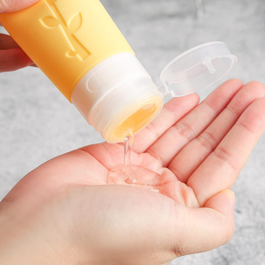 16-Pack TSA-Approved Leak-Proof Silicone Travel Bottles Set | Toiletries Containers for Shampoo, Conditioner, Lotion & Body Wash