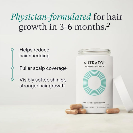 Nutrafol Women's Hair Growth Supplements Gift Pack – Ages 18-44 & 45+ | Clinically Proven for Thicker, Stronger Hair | Dermatologist Recommended | 1-Month Supply Each