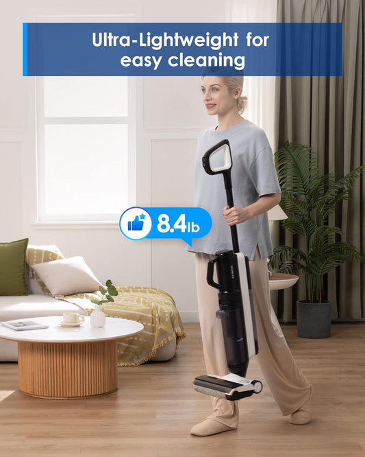 Tineco Smart Wet Dry Vacuum Cleaner | 2-in-1 Cordless Floor Cleaner & Mop | Lightweight Handheld Vacuum for Multi-Surface Cleaning – FLOOR ONE S5 Combo