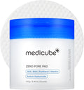 Medicube Zero Pore Pads 2.0 | Dual-Textured Toner Pads with AHA & BHA | Exfoliates, Refines Pores, and Controls Sebum | Korean Skin Care (70 Pads)