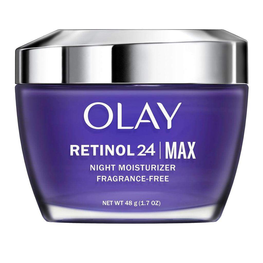 Title Olay Retinol 24 Max Night Moisturizer | Hydrating, Fragrance-Free Retinol Face Cream for Wrinkle Smoothing & Skin Brightening – 1.7 oz