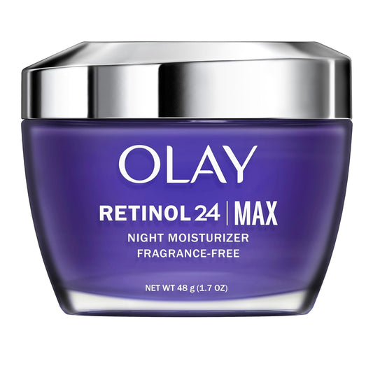 Title Olay Retinol 24 Max Night Moisturizer | Hydrating, Fragrance-Free Retinol Face Cream for Wrinkle Smoothing & Skin Brightening – 1.7 oz