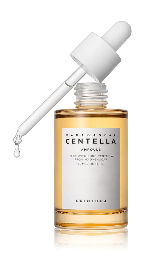 SKIN1004 Madagascar Centella Asiatica Ampoule | Soothes Acne-Prone &amp; Sensitive Skin | Hydrating &amp; Non-Sticky Facial Serum (1.85 fl oz, 55ml)