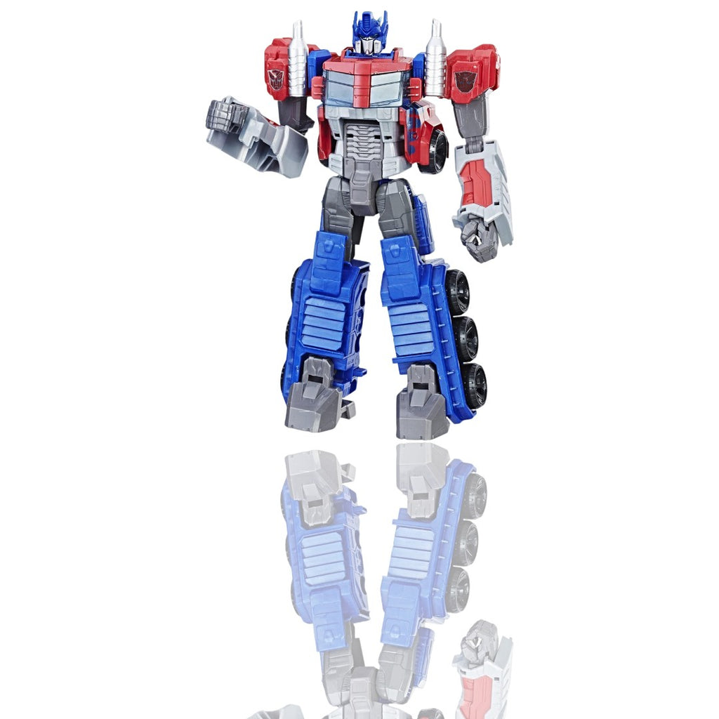 Transformers Optimus Prime Action Figure - 11-Inch Heroic Cyber Commander | 2-in-1 Robot to Truck Conversion | Classic Toy for Kids Ages 6+ - Ballimart