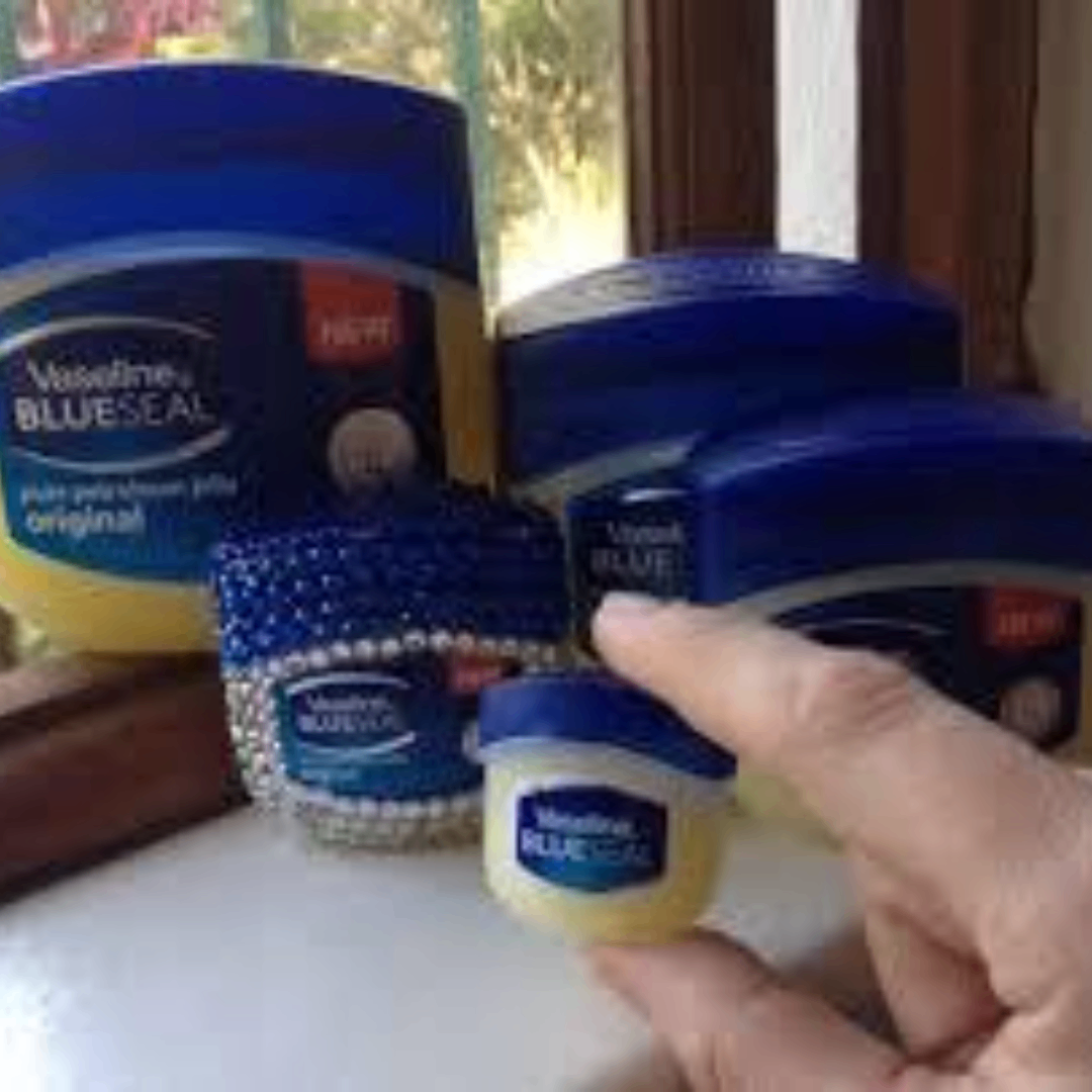 Vaseline Blue Seal Variety 4-Pack (50ml Each) - Cocoa Butter, Vitamin E, Aloe Fresh &amp; Original | Travel Size Moisturizing Jars for Soft, Hydrated Skin