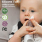 GROWNSY Nasal Aspirator for Baby – Pro Baby Nose Sucker with 3 Soft Silicone Tips, Adjustable Suction, Built-In Music & Light Soothing, USB-C Rechargeable