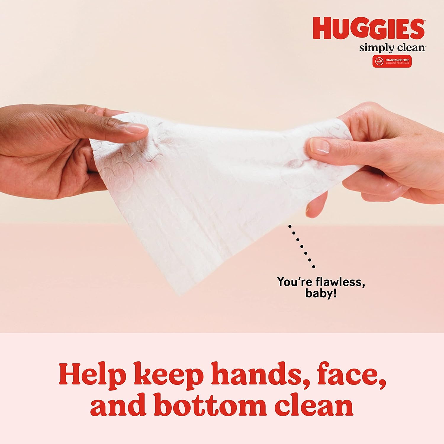 Huggies Simply Clean Fragrance-Free Baby Wipes (704 Count) – Unscented, Hypoallergenic & Dermatologist-Tested Wipes for Sensitive Skin