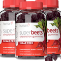humanN SuperBeets Circulation Gummies – 60 Count (Pack of 2) | Heart-Healthy Energy with Grape Seed Extract & Beet Root Powder