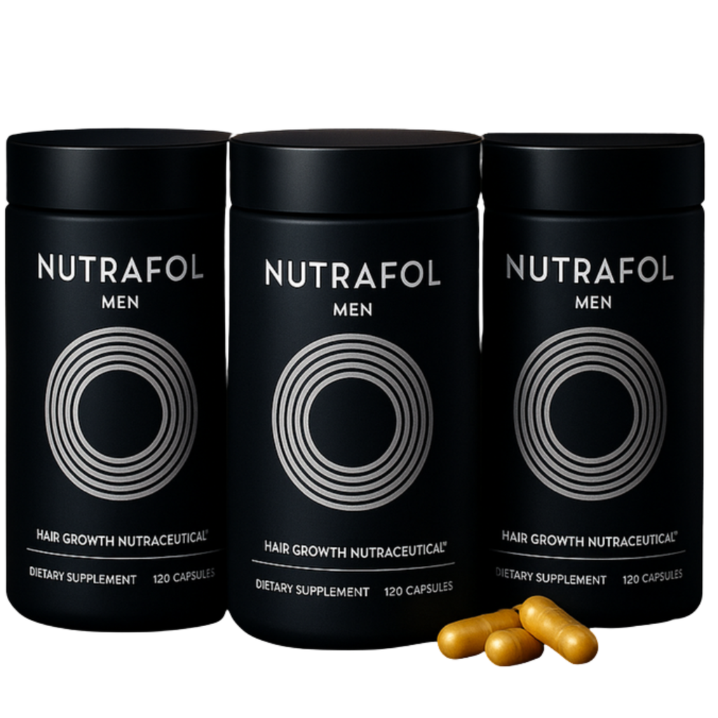 Nutrafol Men’s Hair Growth Supplement – 3 Pack (3-Month Supply)