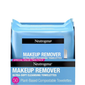 Neutrogena Makeup Remover Wipes, Ultra-Soft Cleansing Facial Towelettes for Waterproof Makeup, Alcohol-Free, Plant-Based, Twin Pack, 25 Count (2-Pack)