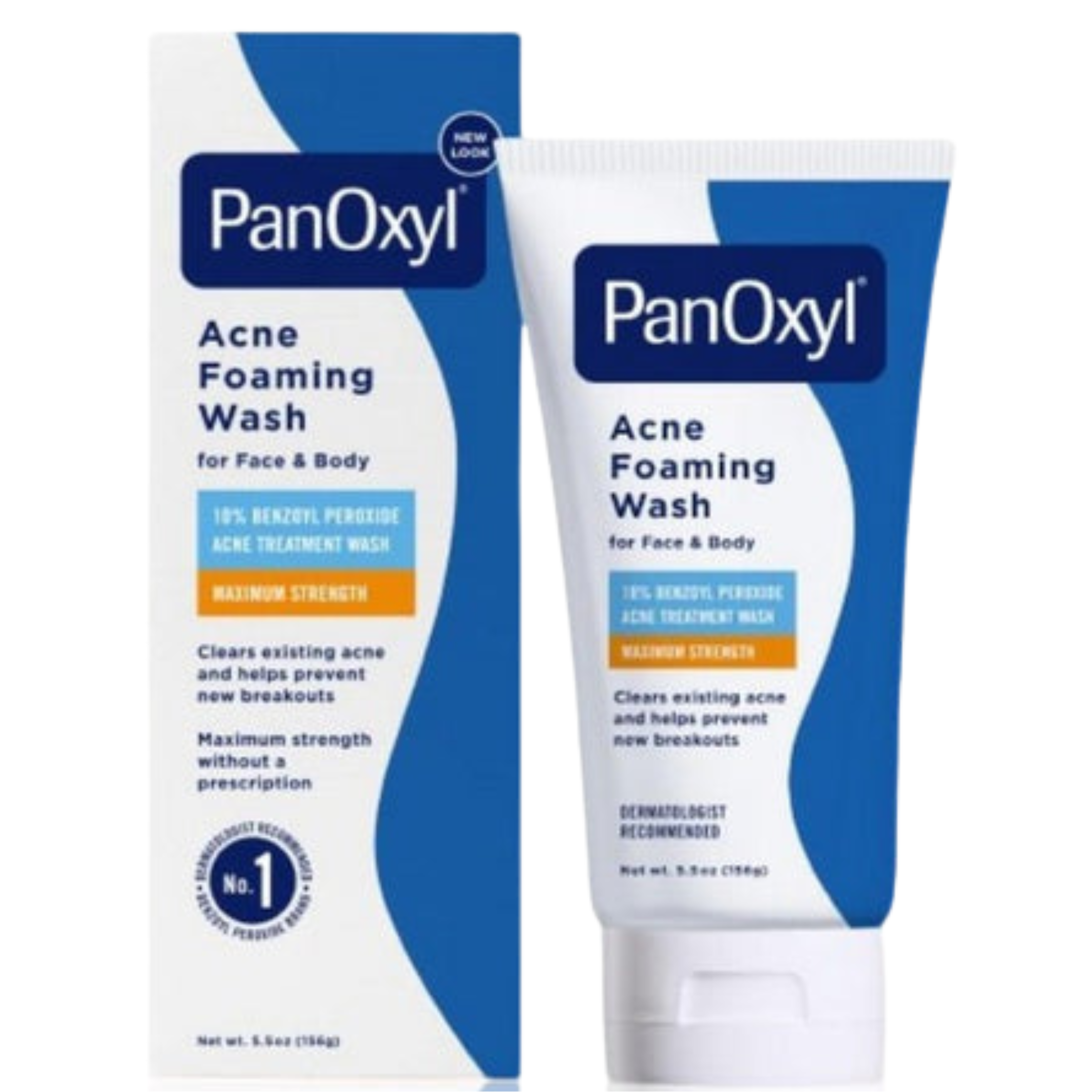 PanOxyl Acne Foaming Wash – 10% Benzoyl Peroxide | Maximum Strength Acne Treatment