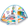 Baby Einstein 4-in-1 Kickin’ Tunes Music & Language Discovery Play Gym – Tummy Time Mat with Kick Piano & Sensory Toys