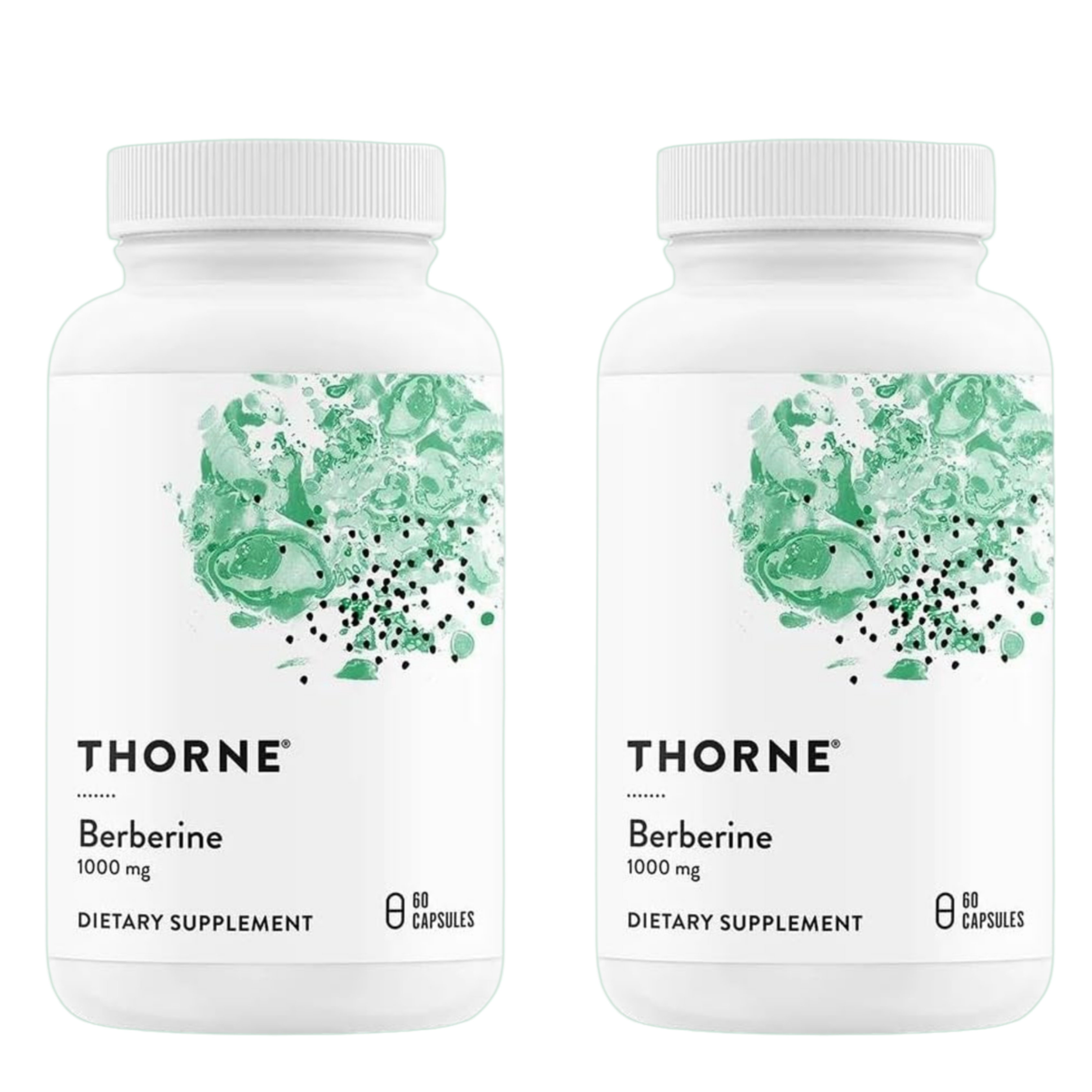 THORNE Berberine – Dual Action Formula (Pack of 2) – 120 Capsules Total