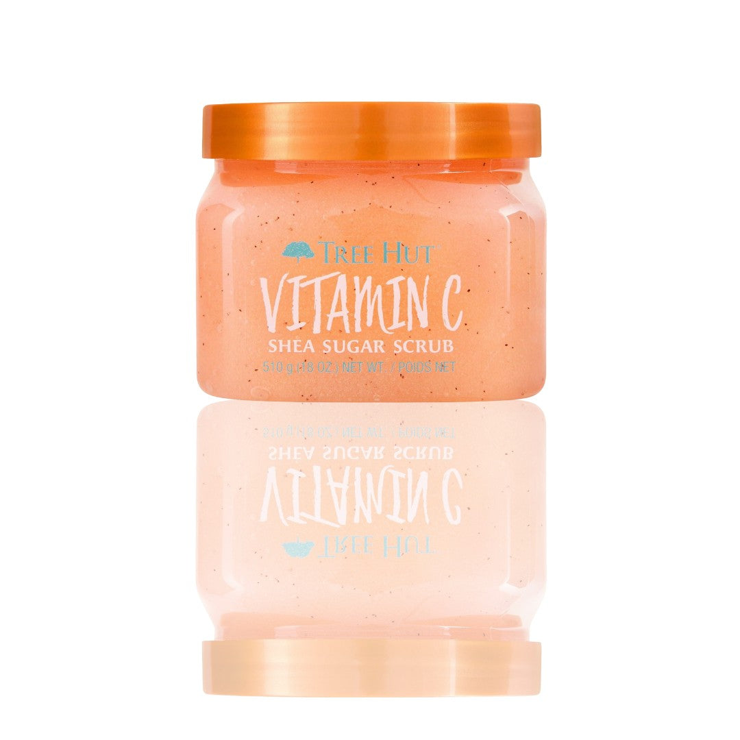 Tree Hut Vitamin C Shea Sugar Scrub - 18 oz | Hydrating & Exfoliating Body Care - Ballimart