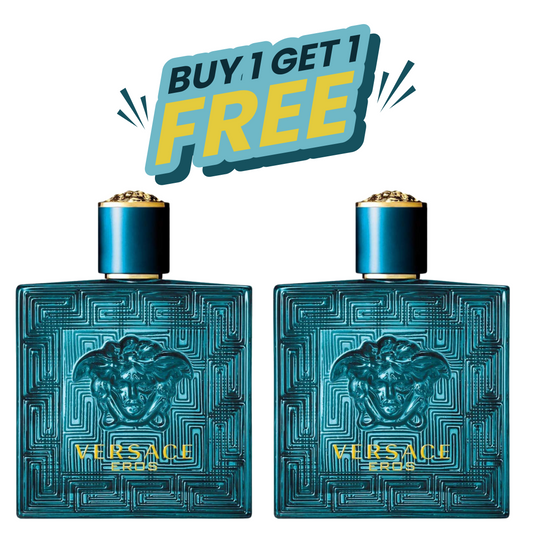 Versace Eros for Men 3.4 oz Eau de Toilette Spray – Buy 1 Get 1 FREE!