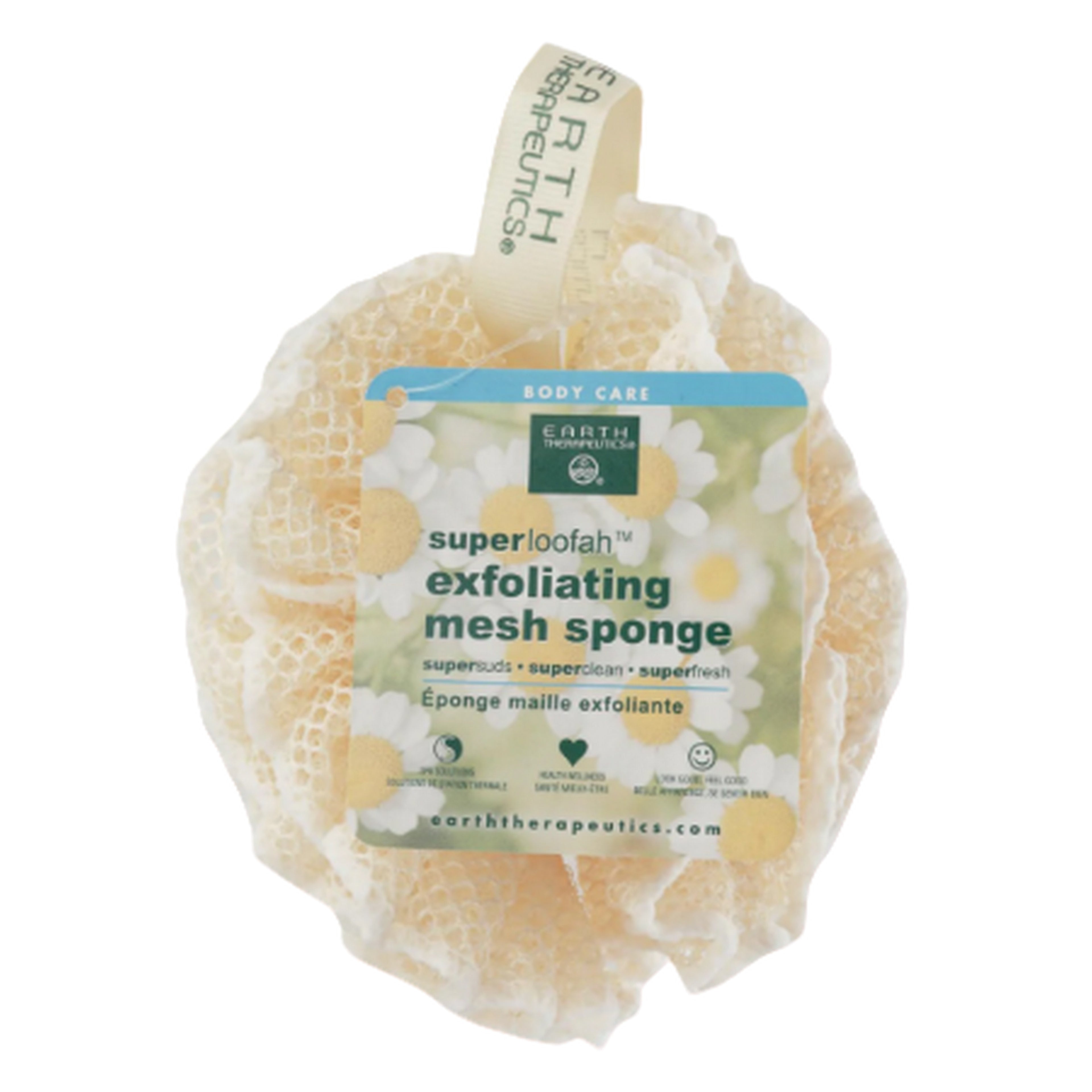 Super Loofah Exfoliating Mesh Sponge - Tingly Clean Skin - 1 Pack - Ballimart