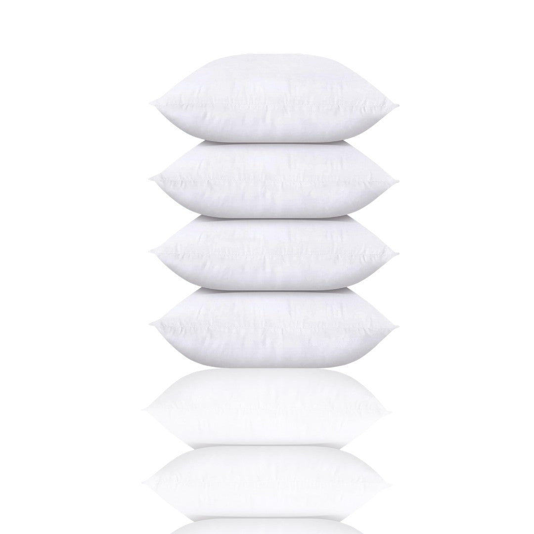 Utopia Bedding Throw Pillows (Set of 4) – 18 x 18 Inch Decorative Inserts for Sofa, Bed, and Couch – Plush, Durable, and Soft Pillow Stuffers - Ballimart